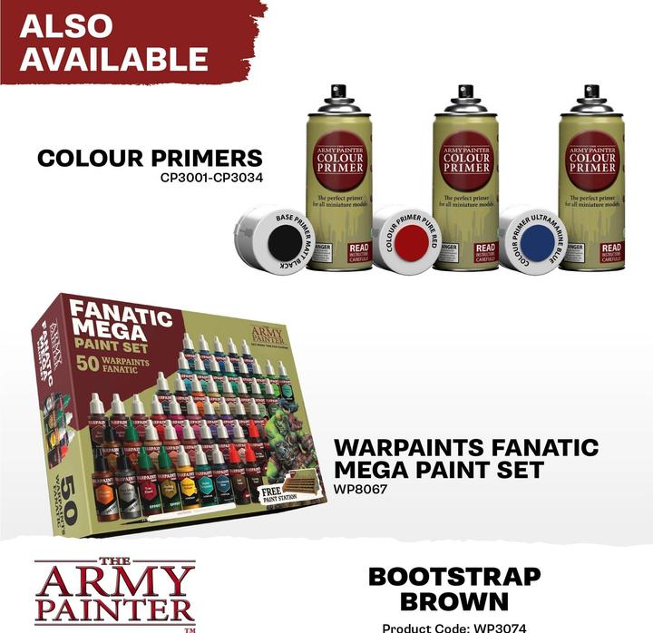Produktbild Army Painter TAPWP3074P - Warpaints Fanatic: Bootstrap Braun