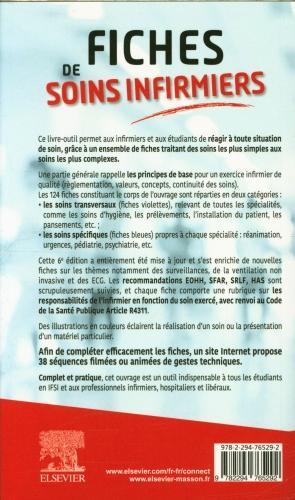 Image du produit Fiches de soins infirmiers (Français, Eggers J., Hallouët Pascal, Malaquin-Pavan E., 2020)