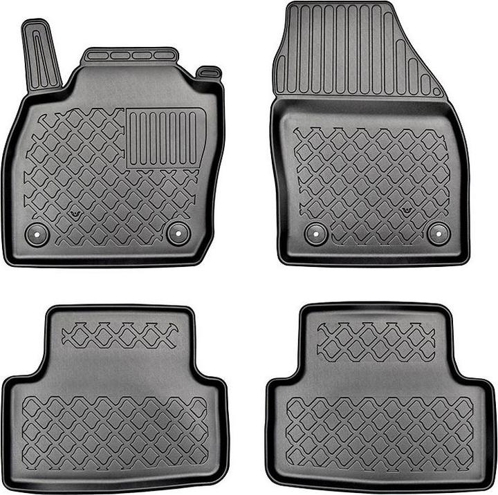 Aristar Allwetter Fussmatten für VW T-Cross ab 2019 bis heute (1 Set à 4 Fussmatten)