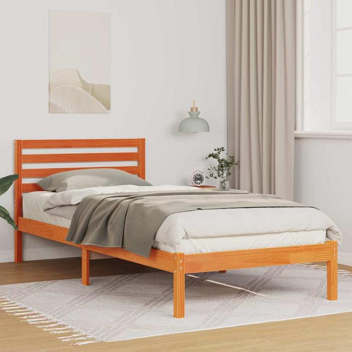 Produktbild vidaXL Plattformbettgestell (100 x 210 cm)