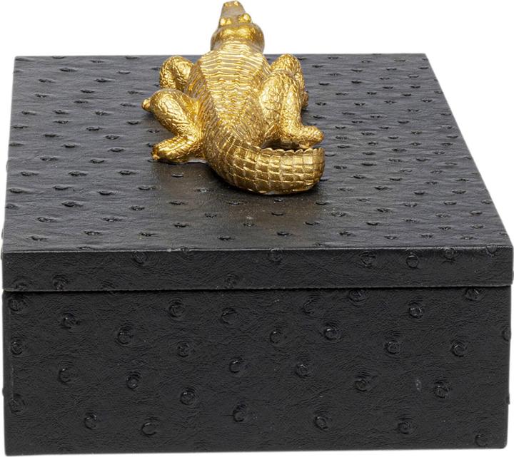 Image du produit Kare Design Box Crocodile Schwarz (2/Set) (2x)