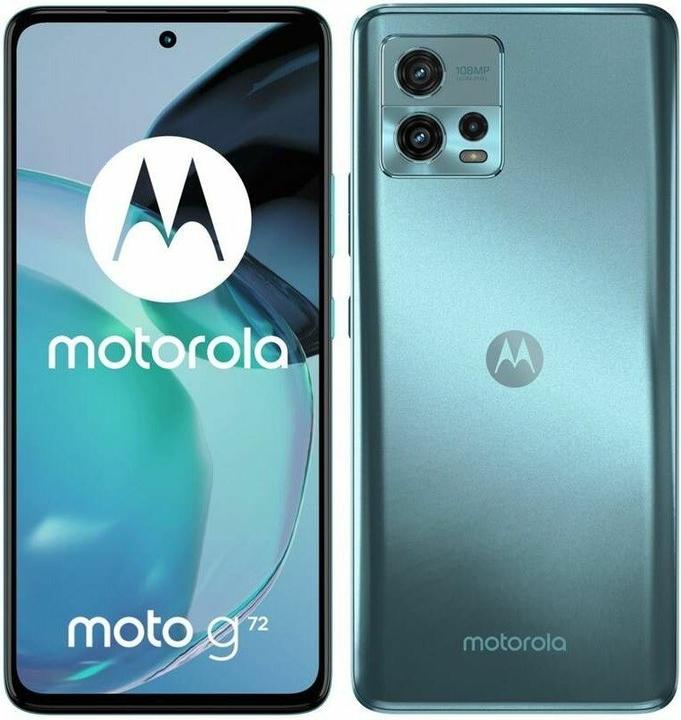 Image du produit Motorola Moto G72 (128 Go, Bleu polaire, 6.55", Double SIM hybride, 4G)