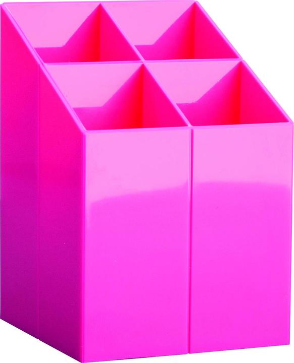 Ico Schreibtisch-Organizer, Lux, mit Fächern, rosa