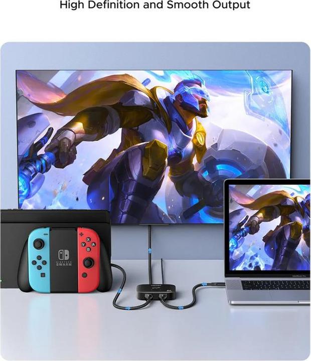 Image du produit Ugreen Przełącznik / Switch HDMI AW700, 2x1, 8K 60Hz