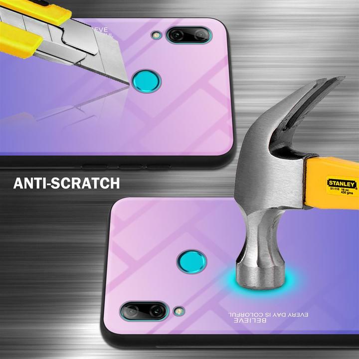 Actual product image Cadorabo TPU 2 colors glass cover (Huawei P Smart (2019))