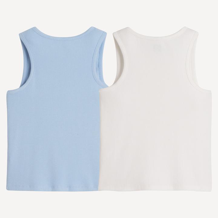 Produktbild La Redoute Collections 2er-Pack gerippte Trägershirts (152)