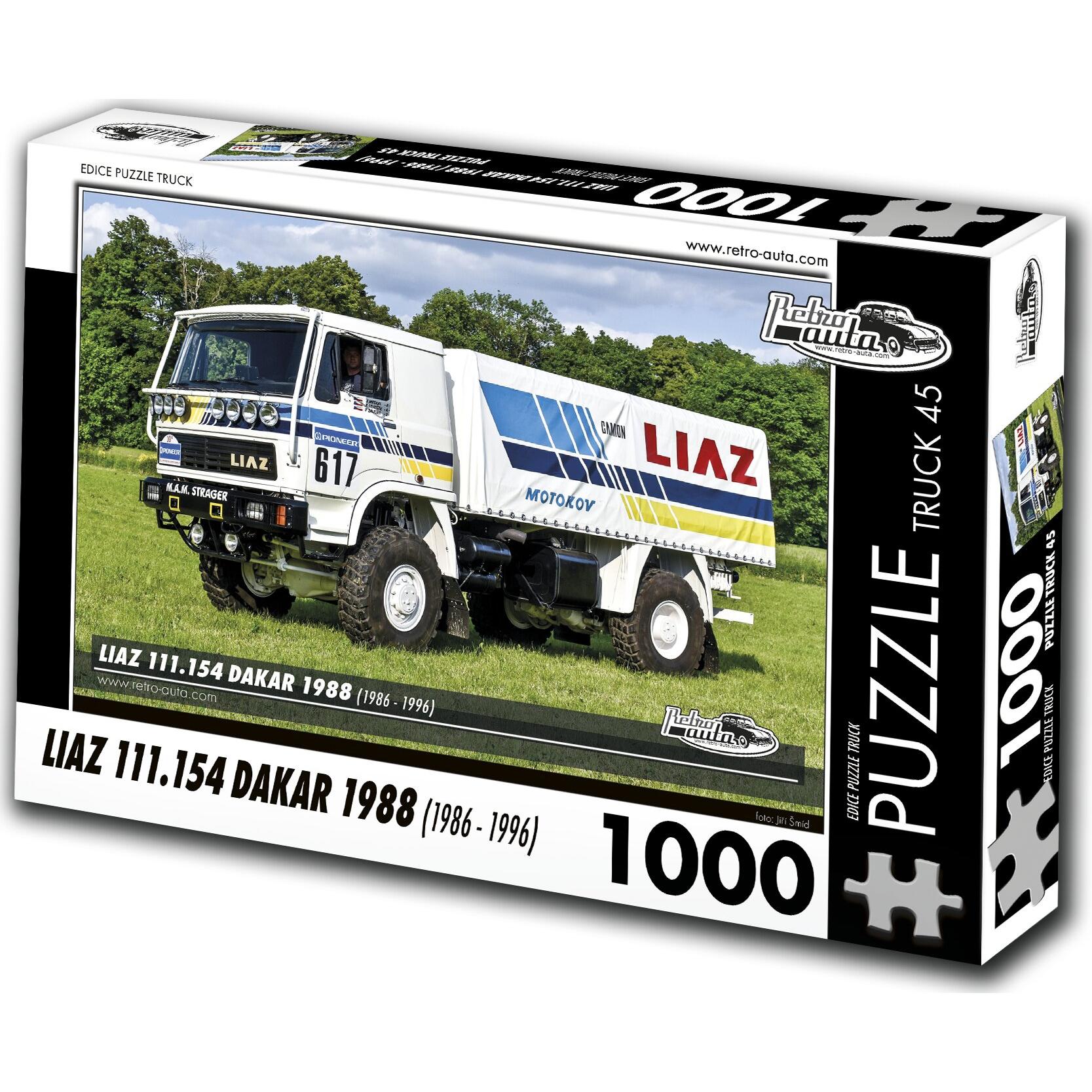 Retro-auta Puzzle TRUCK Ä.45 Liaz 111.154 Dakar 1988 (1986 - 1996) 1000 Teile (1000 Teile)