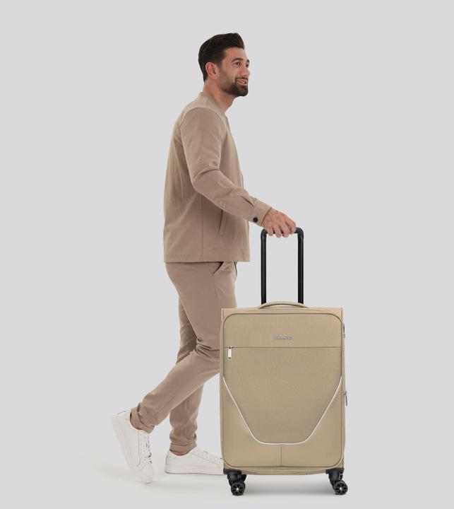 Produktbild Stratic taska 4-Rollen Trolley M 65 cm mit Dehnfalte (74 l, M (50 - 90l))