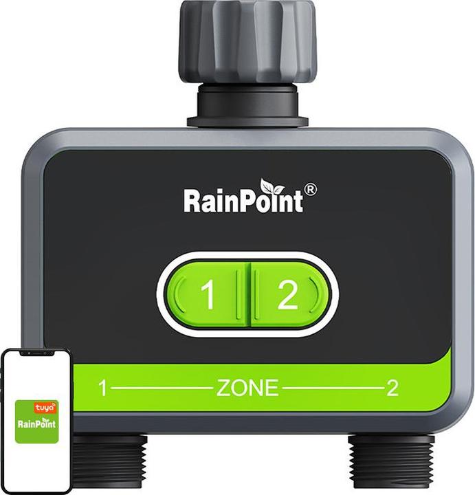 RainPoint 2-Zonen-Bewässerungscontroller (Bewässerungscomputer)
