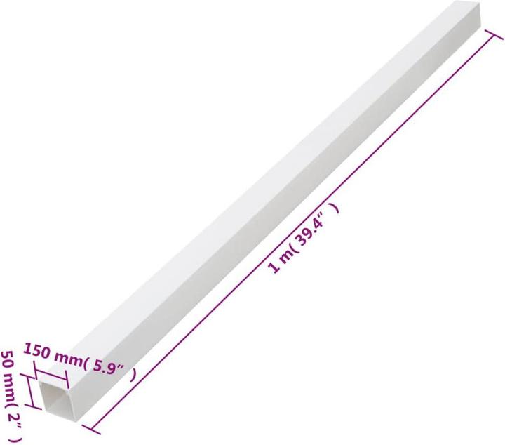 Actual product image vidaXL Kabelrohr (100 cm)