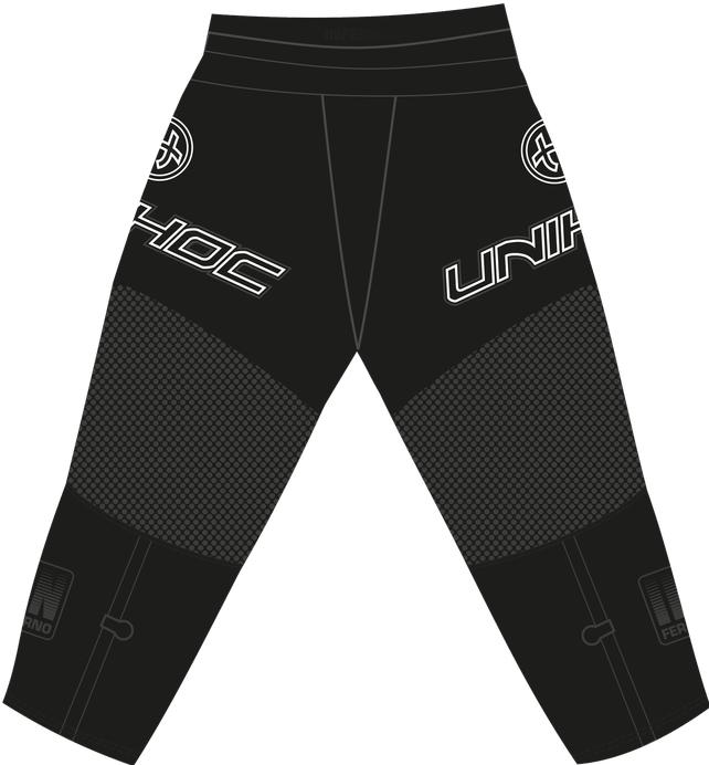 Actual product image Unihoc Goaliehose INFERNO all black-M (M)