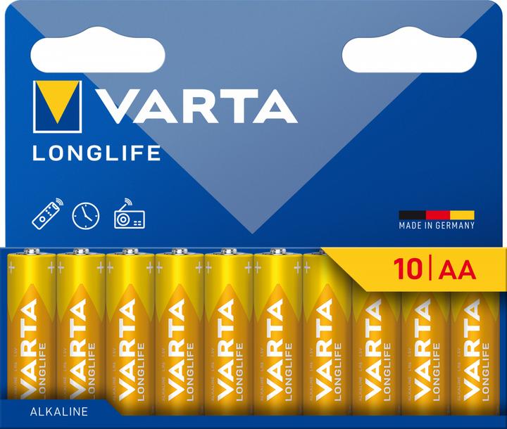 Produktbild Varta Batterie LONGLIFE AA NEU (10 Stk., AA, 2800 mAh)