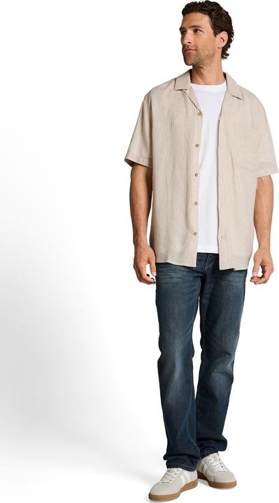 Produktbild Tom Tailor structured cotton linen shirt (L)