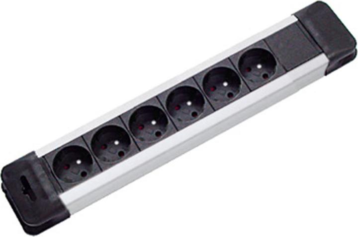 Actual product image Bachmann Multiple socket outlets (6 x, CEE 7/5, CEE 7/3, 2 m)