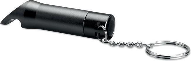 Actual product image MidOcean Litop Metal Torch Keyring (7 cm)