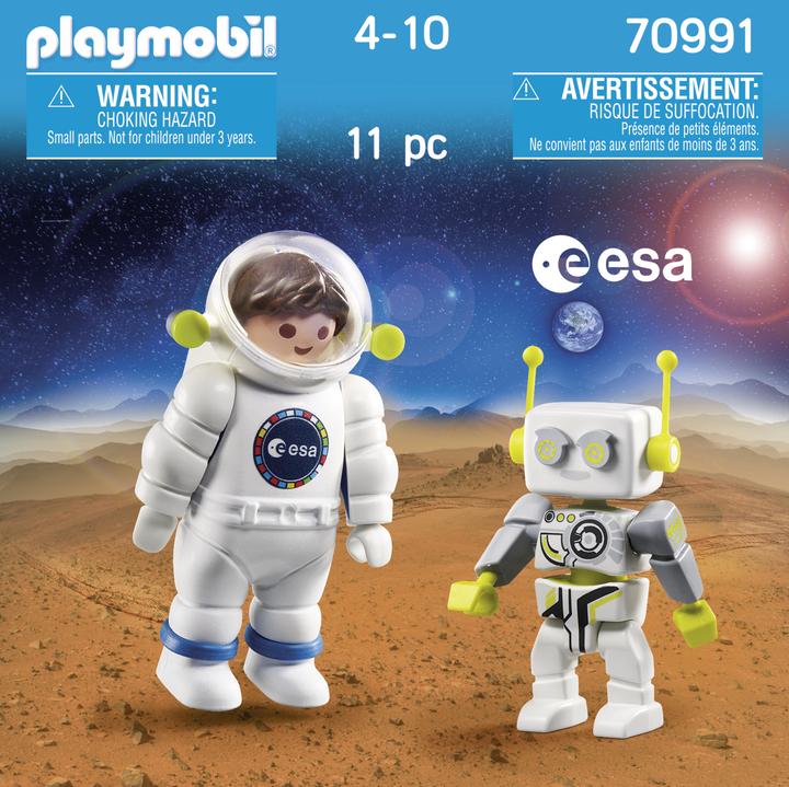Produktbild Playmobil DuoPack ESA Astronaut und ROBert (70991, Playmobil Space)