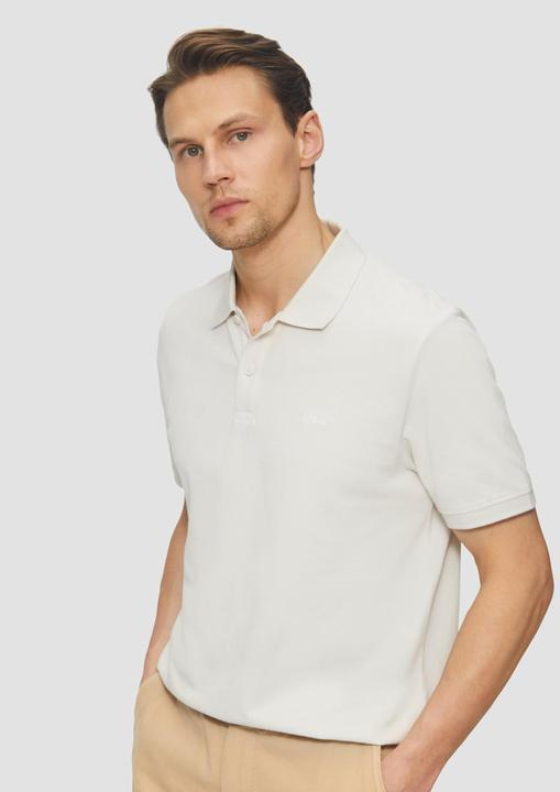 Produktbild S.Oliver Polo-Shirt Poloshirt aus Baumwollpiqué (S)