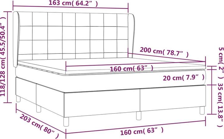Immagine prodotto vidaXL Talon (160 x 200 cm)