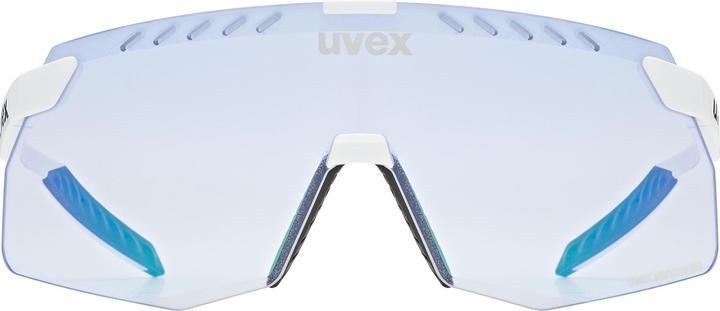 Productafbeelding Uvex Sports tempo fase kleine V (wit mat (blauw), variomatic spiegel blauw)