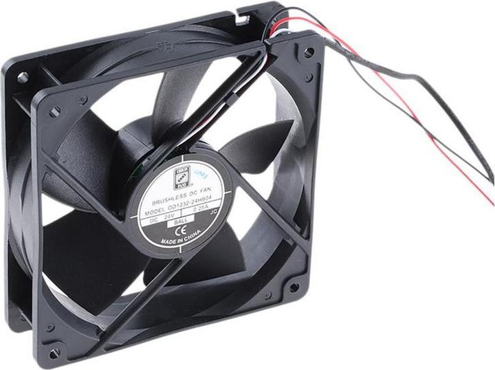 Produktbild RS PRO Lüfter 120x120x32mm 24VDC 6W 183,5m³/h (120 mm)