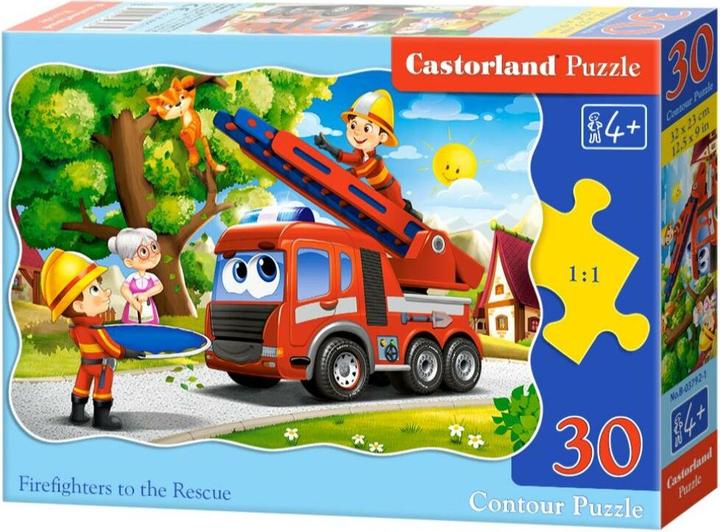 Castorland Pompieri alla riscossa, puzzle da 30 pezzi (30 pezzi)