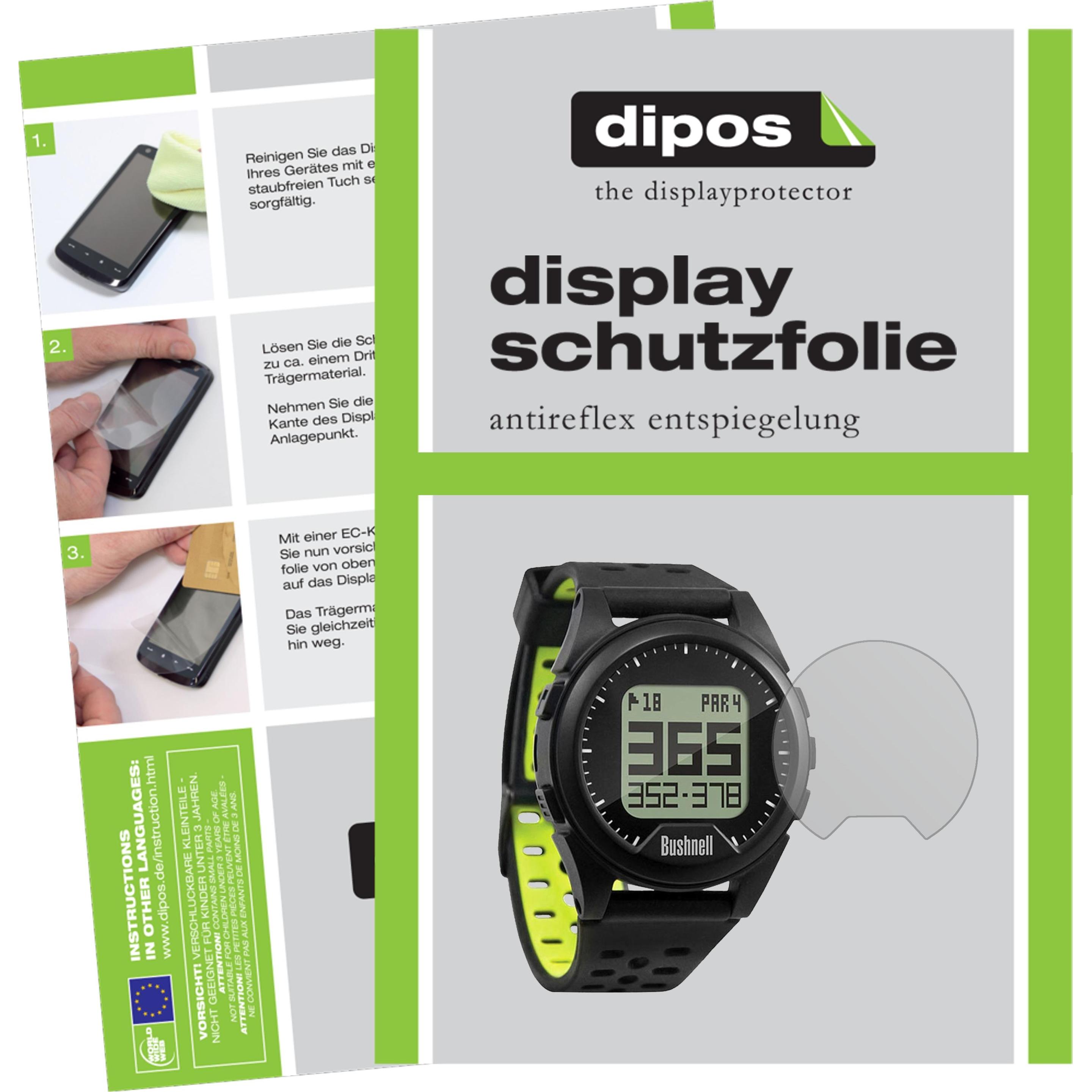 Dipos Displayschutzfolie Antireflex, Smartwatch Schutzfolie, Transparent