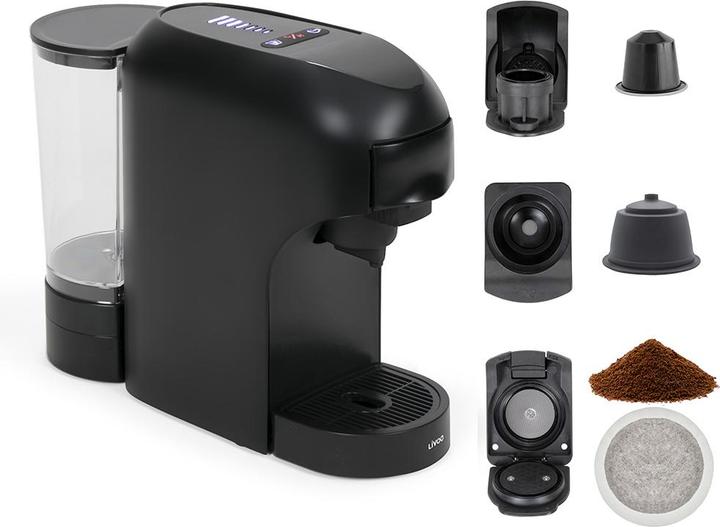 Actual product image Livoo 4-in-1 multi-capsule coffee machine (NESCAFÉ Dolce Gusto, NESPRESSO Vertuo, Senseo)