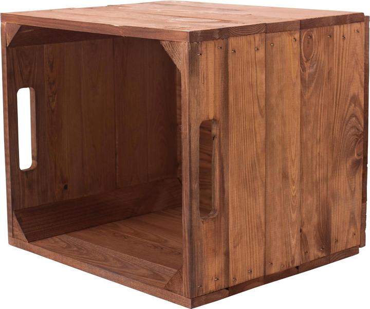Produktbild Holz Zollhaus Aufbewahrungskiste Vintage 33 x 38 cm, Braun, Materialtyp (33 cm)