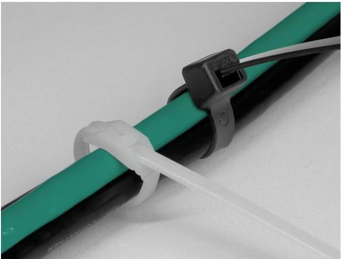 Produktbild Delock Kabelbinder mit flachem Kopf L 280 x B 4,6 mm 100 Stück (Kunststoffkabelbinder, 280 mm, 100 Stk.)