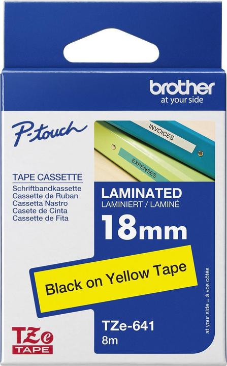 Productafbeelding Brother Tze641 Label Making Tape (2.50 cm, Geel)