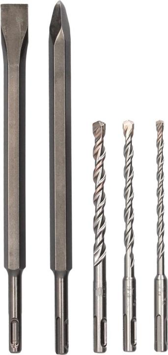 Actual product image Metabo KH 18 LTX 24 Battery combi hammer 18 V 2.1 J SDS plus + 5 pcs. drill bit/chisel set + metaBOX - (Rechargeable battery operated)