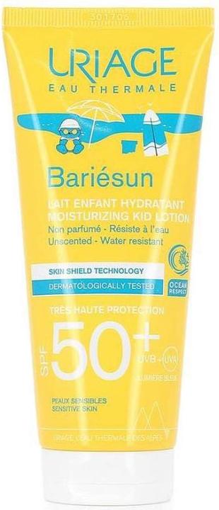 Actual product image Uriage Bariésun Moisturizing Kid Lotion (Sun cream face, SPF 50, 100 ml, 500 g)