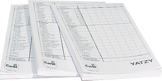 Actual product image Carlit 3 Yatzy blocks (German)