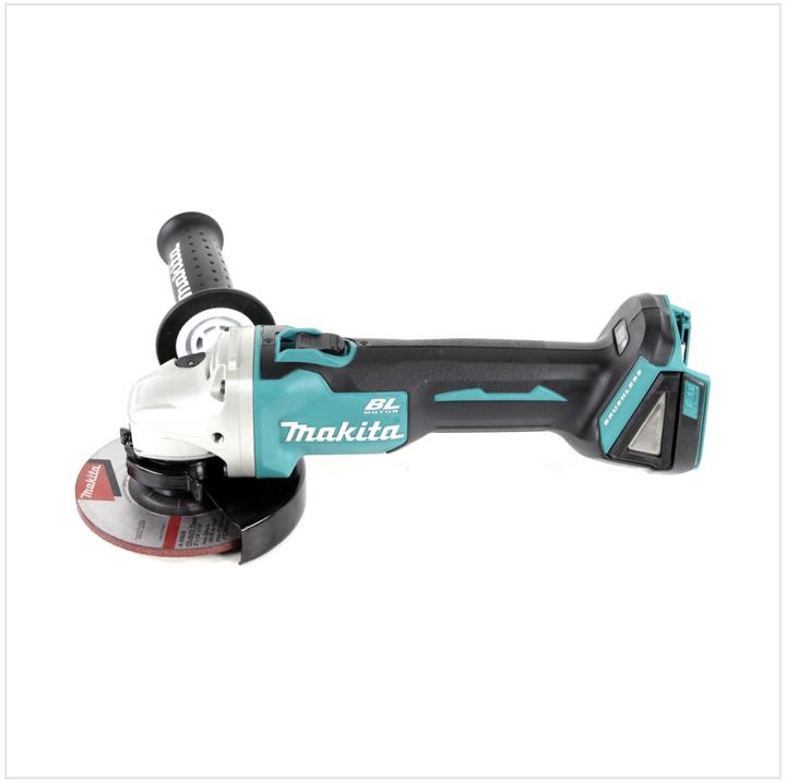 Actual product image Makita DGA 504 M1J 18 V Li-Ion Cordless Angle Grinder 125 mm Brushless + MakPac Carry Case + 1 x Bat (125 mm)
