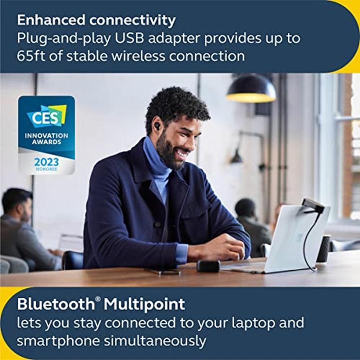 Produktbild Jabra Evolve2 MS (Kabellos, USB-A, Cisco, Microsoft Teams, Zoom)