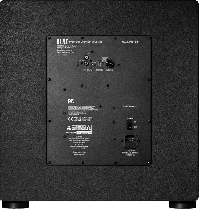 Produktbild ELAC PS 500 *schwarz* (500 W)