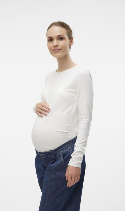 Produktbild Mamalicious Normal geschnitten Rundhals Top Bluse (L)