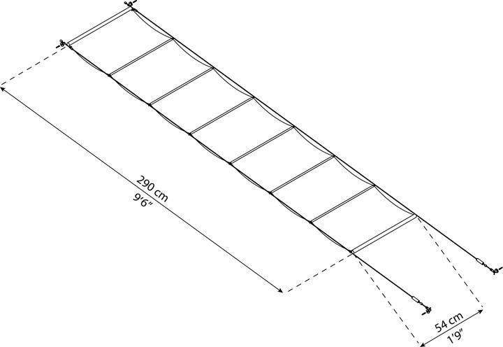 Actual product image Palram Canopia shading set for all 6.1 m patio roofs