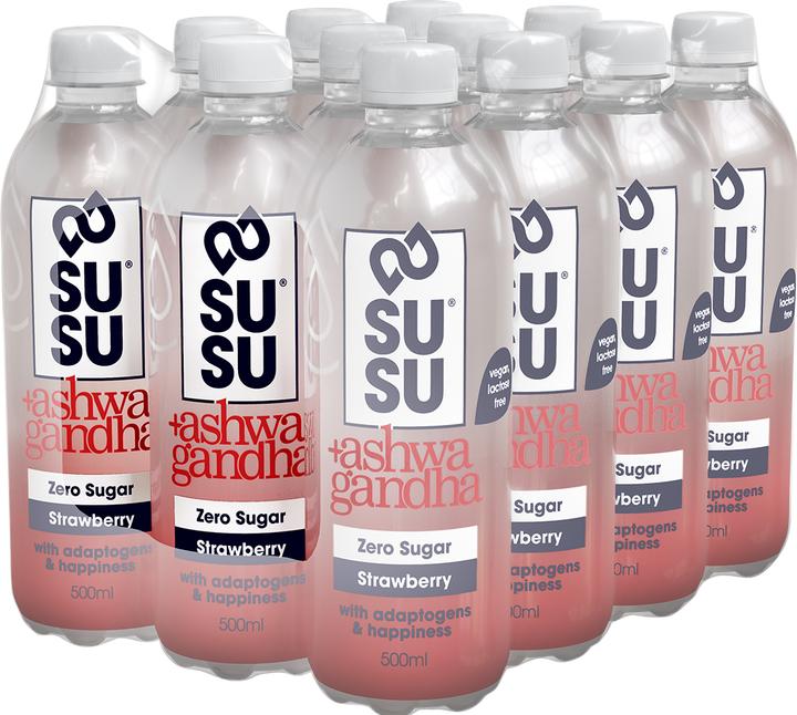 Actual product image Susu Water Strawberry (500ml) (1 x 50 cl)