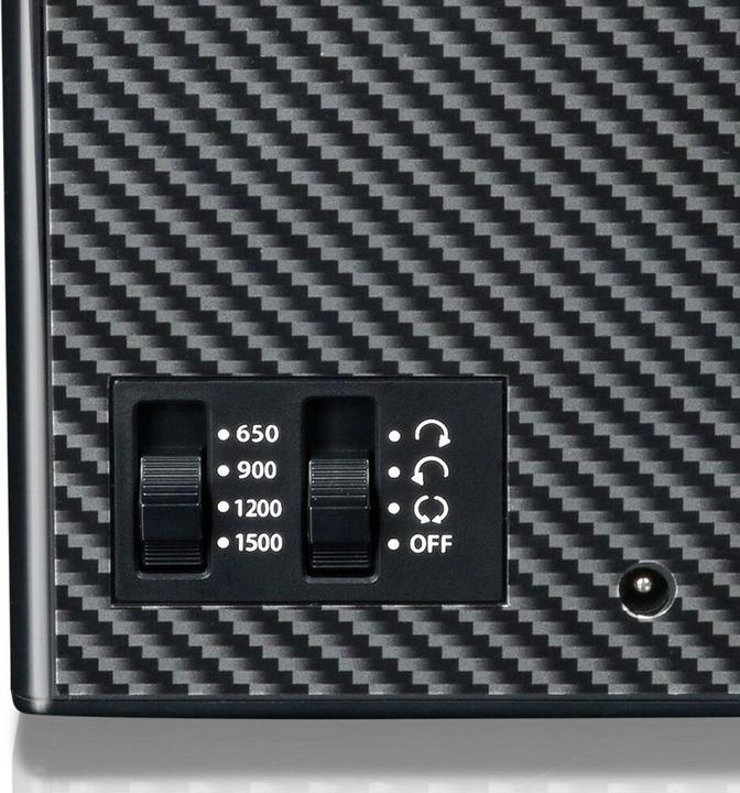 Actual product image Designhütte Watch winder Piccolo 2.0 (without power supply unit) - Carbon lacquer