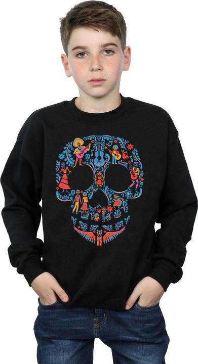 Actual product image Disney Boys Coco Skull Pattern Sweatshirt (152, 158)