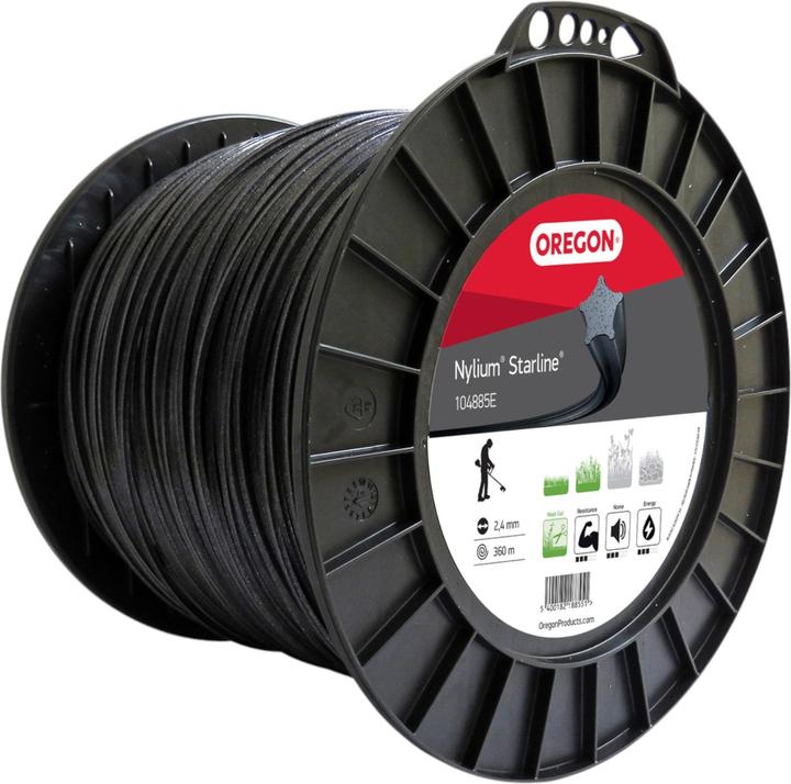 Image du produit Oregon Fil Nylium Starline 2.4 mm x 360 m (Herbicide, Fil de coupe + bobine de fil)