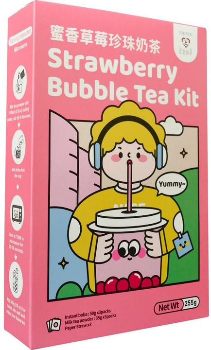 Produktbild Tokimeki Bubble Tea Kit Erdbeere (255 g)
