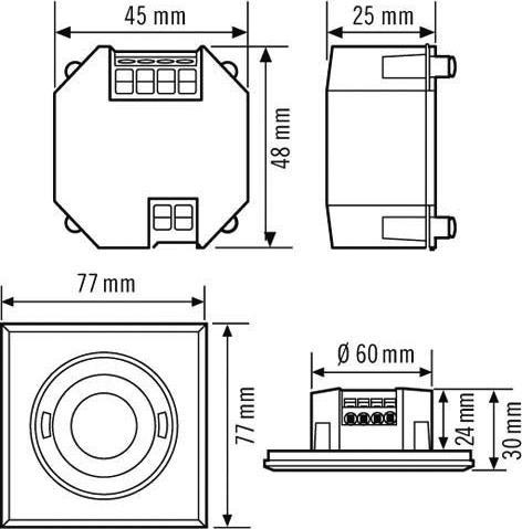 Produktbild Esylux DesignPräsenzmelder DALI (8 m)
