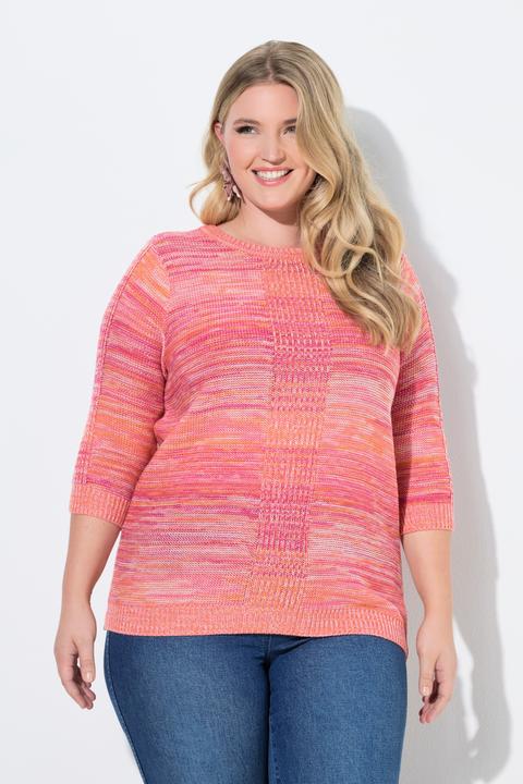 Produktbild Miamoda Pullover, bequeme Passform, Melange-Linksstrick (54)