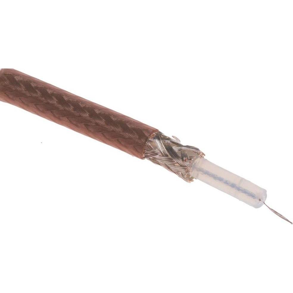 Rs Pro RS RG179 coaxial B/U FEP brown 25m (91.25 dB, Antennenkabel), Antennenkabel