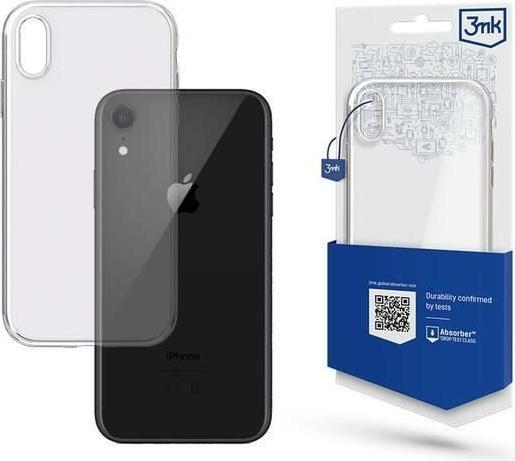 Immagine prodotto 3MK Custodia trasparente Copertura posteriore, Apple, iPhone XR, TPU, Trasparente (Apple iPhone XR)