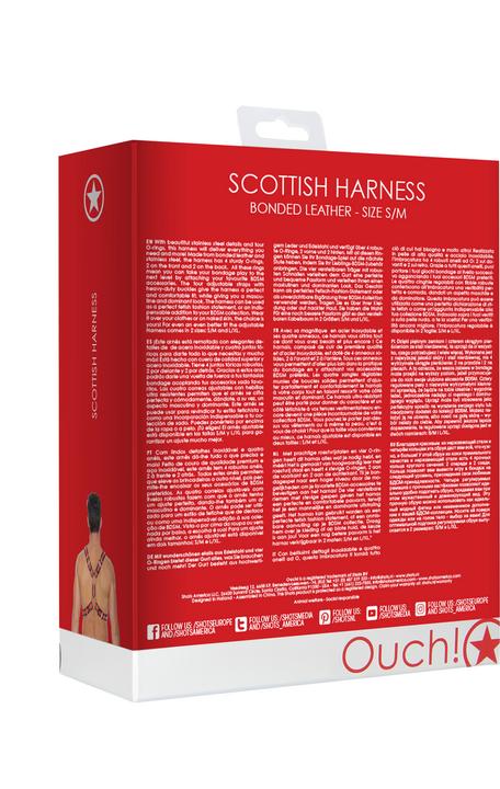 Actual product image Ouch! Scottish Harness - S/M (S, M)