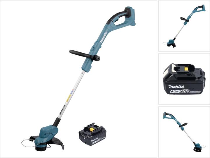 Actual product image Makita DUR 193 G1 Cordless grass trimmer 18 V 260 mm + 1x battery 6.0 Ah - without charger (Trim line)