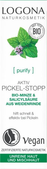 Produktbild Logona Aktiv Pickel-Stopp (Reinigungstücher Gesicht, 6 ml)